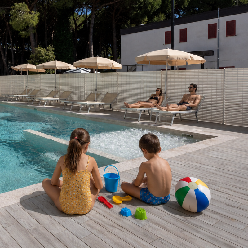 Piscina picobello famiglia
